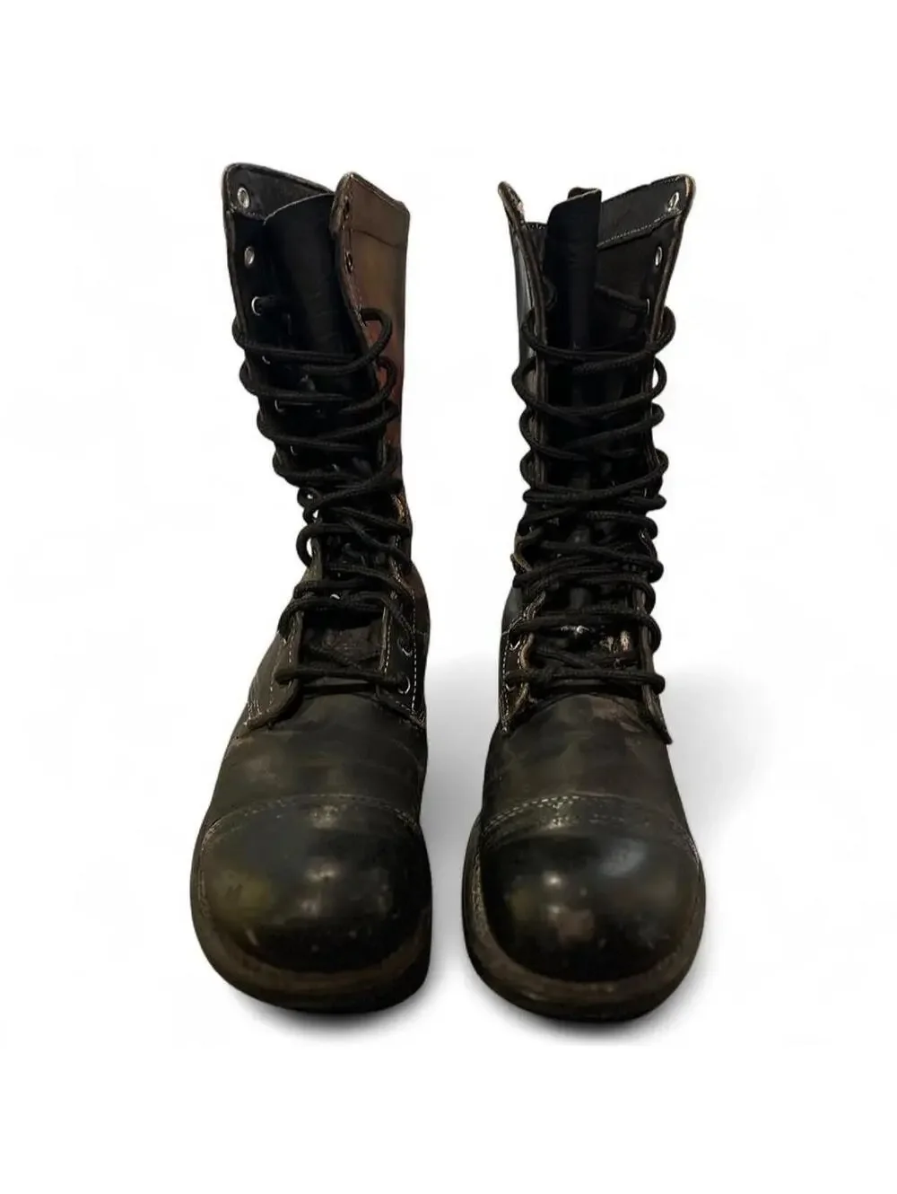 Vintage Corcoran Leather Combat Jump Boots